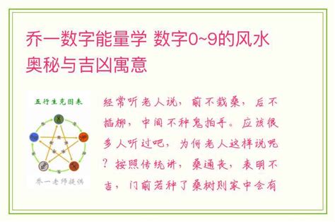 数字风水|佛山风水大师：易经数字能量学解读